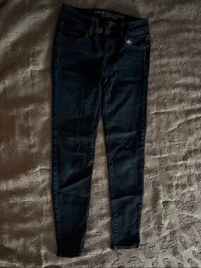 American Eagle Outfitters Dark Indigo Skinny Jeans
